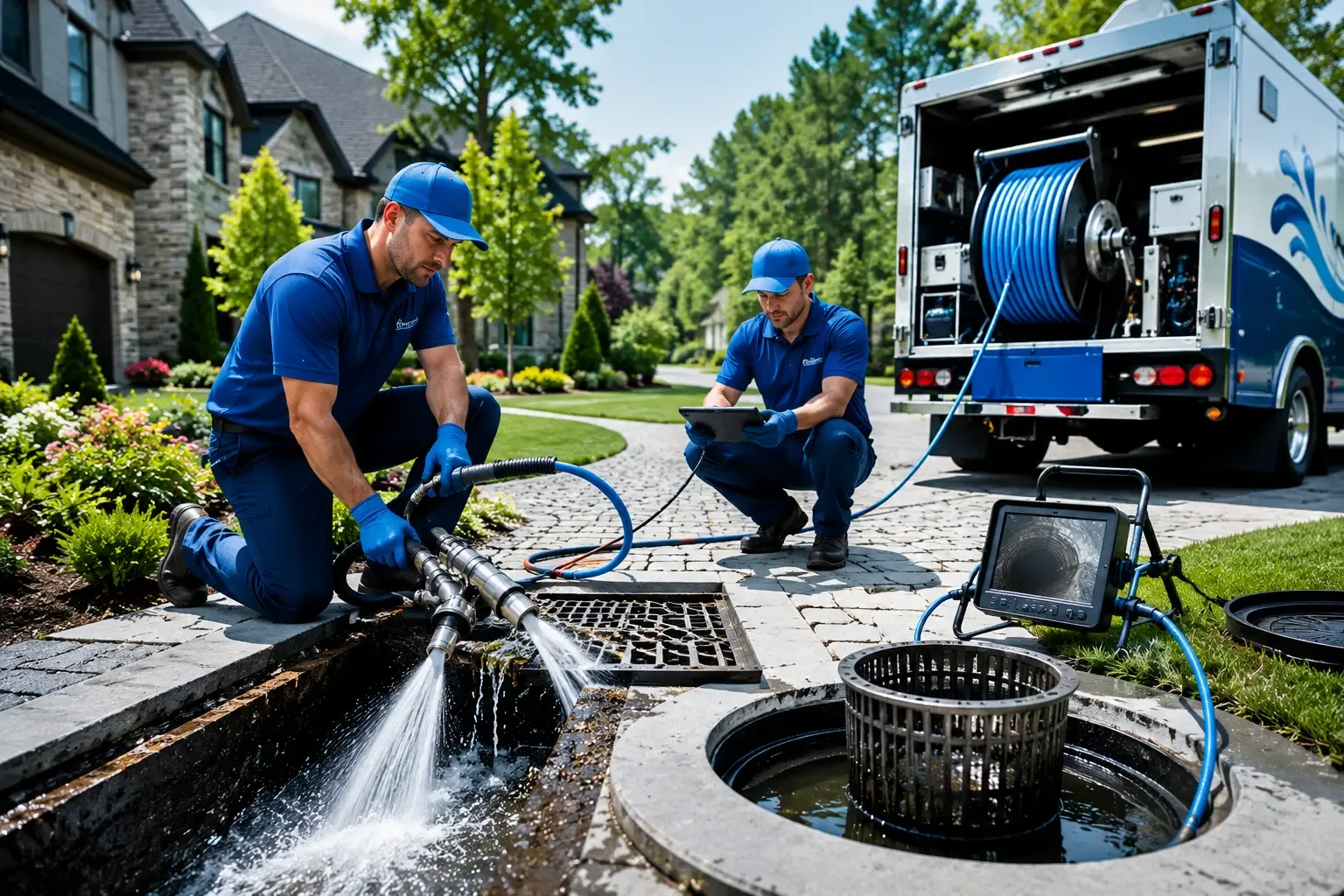 Local outdoor drain cleaning professionals in Lily, KY